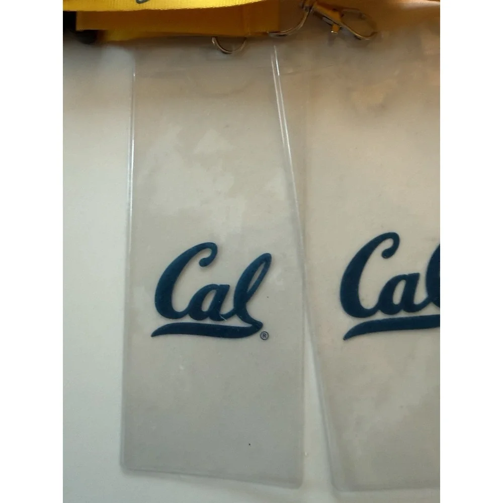 Set of 3 University California Berkeley Cal Lanyard Blue Yellow Lanyards Pepsi